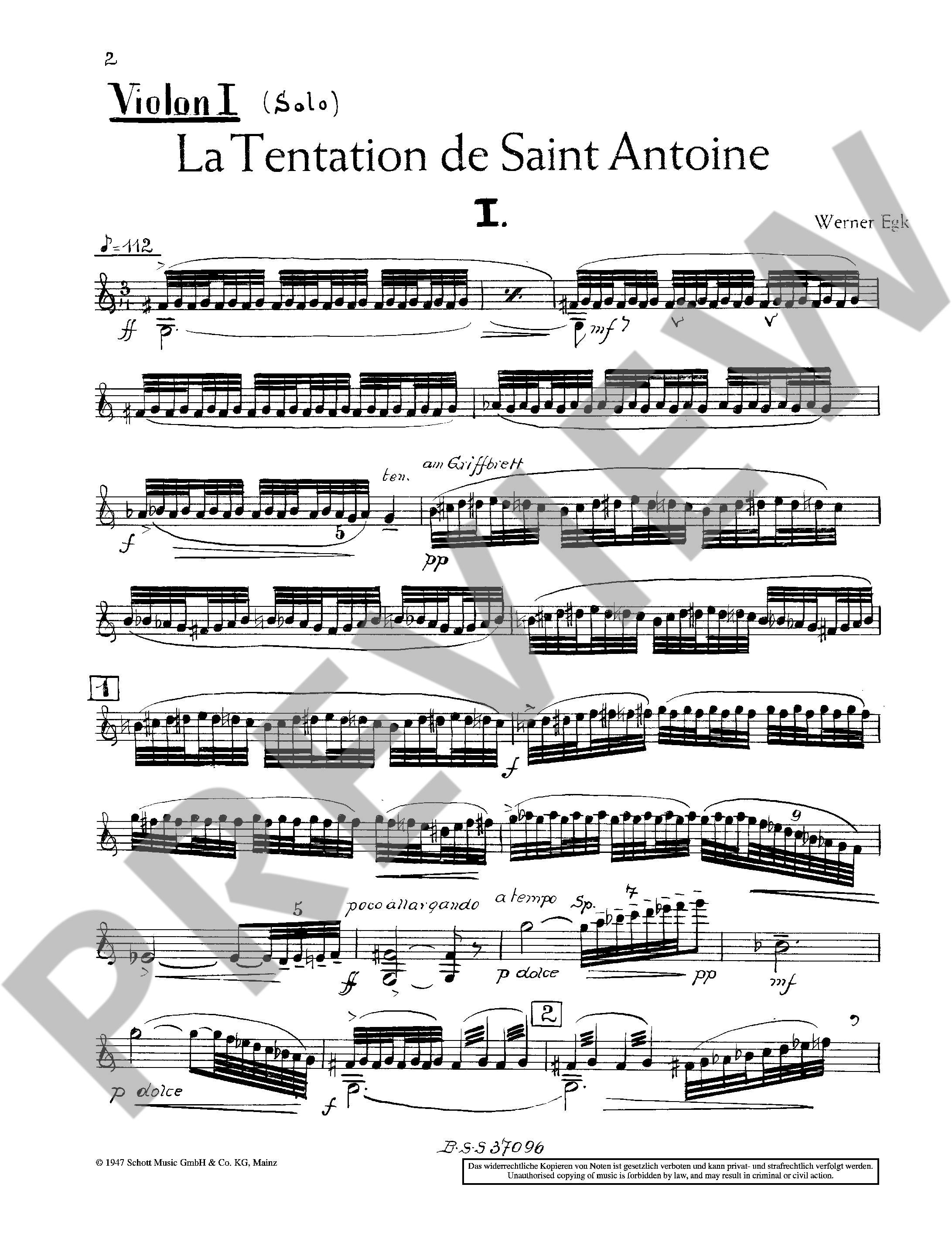 Anderes Coverbild La Tentation de Saint Antoine 