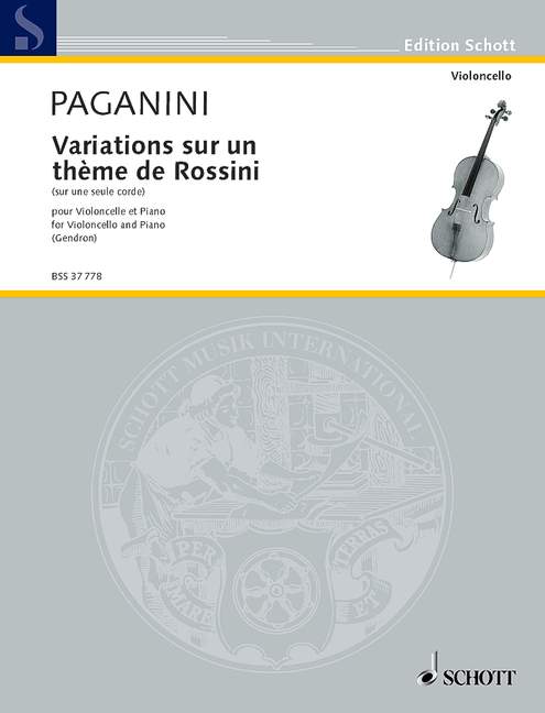 Vorderes Coverbild Variations sur un thème de Rossini 