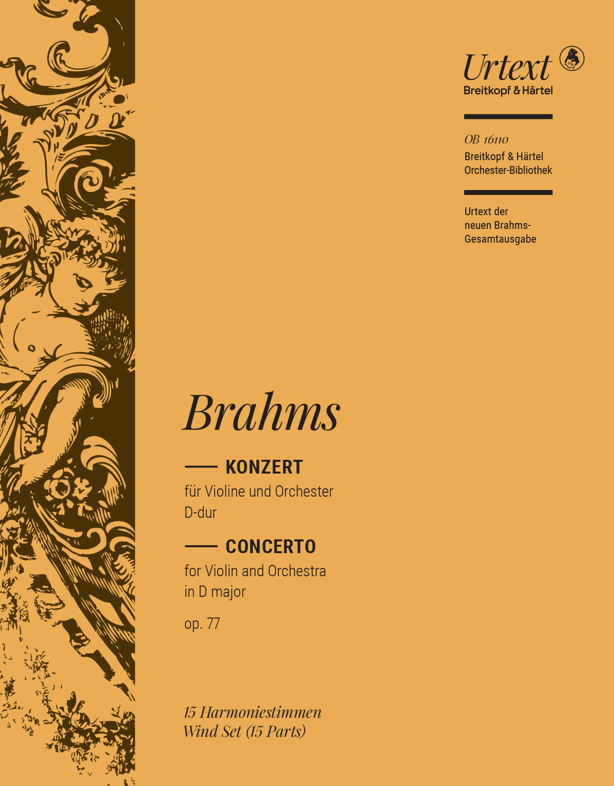 Vorderes Coverbild Konzert für Violine und Orchester D-dur op. 77 (Violinkonzert)