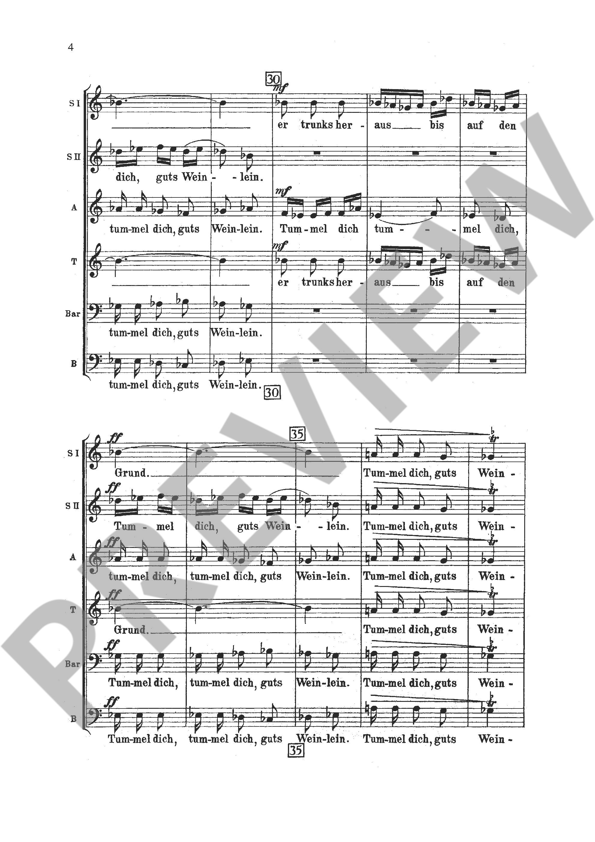 Anderes Coverbild Lieder nach alten Texten op. 33 