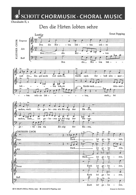 Vorderes Coverbild Choralsuite Teil II 