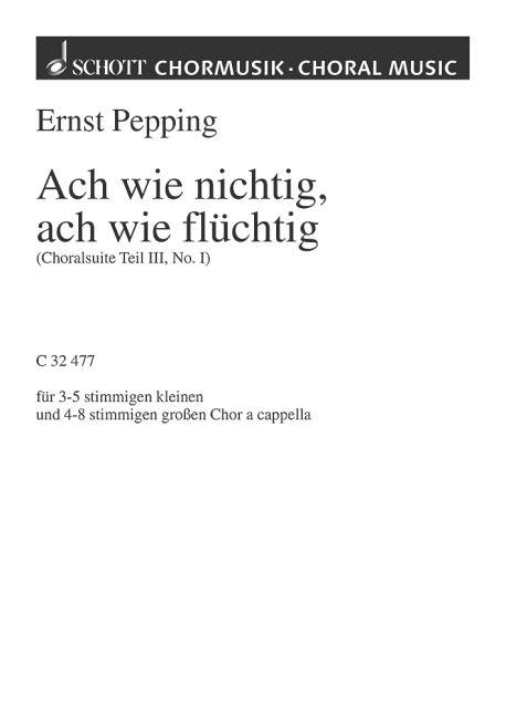 Vorderes Coverbild Choralsuite Teil III 
