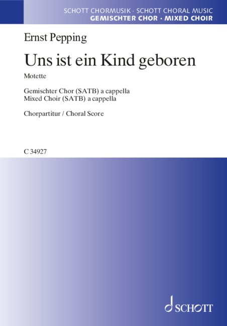 Vorderes Coverbild Uns ist ein Kind geboren 