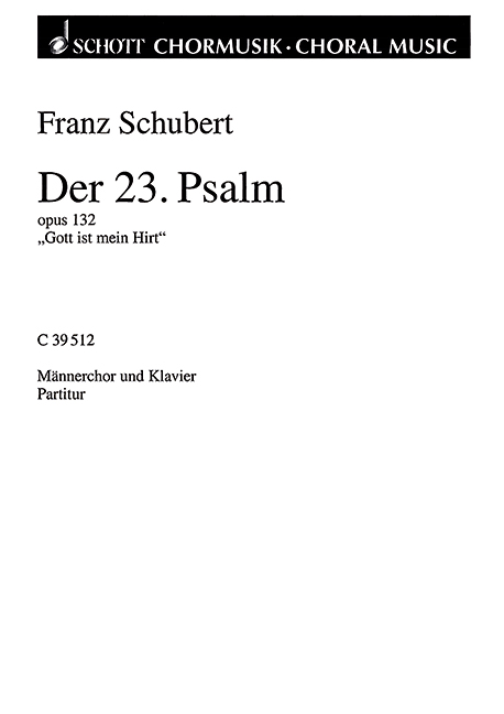 Vorderes Coverbild Der 23. Psalm op. 132 
