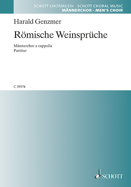 Vorderes Coverbild Drei Chorlieder vom Wein GeWV 53 