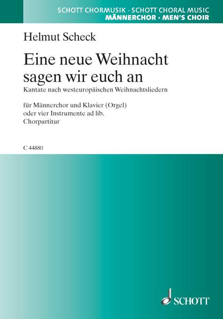 Vorderes Coverbild Eine neue Weihnacht sagen wir euch an 