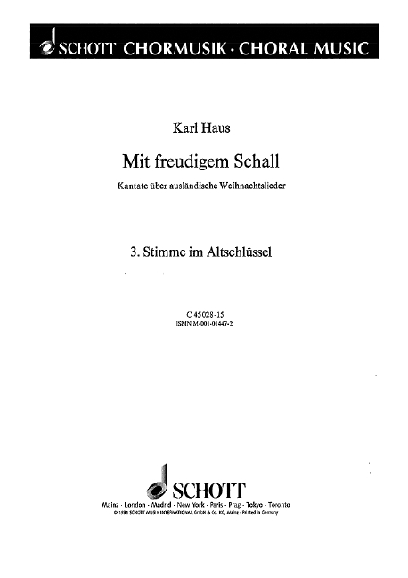 Vorderes Coverbild Mit freudigem Schall 