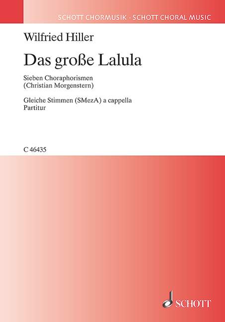 Vorderes Coverbild Das große Lalula 