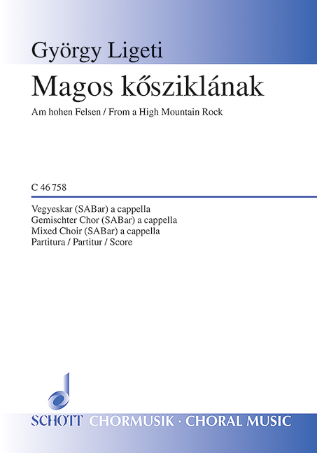 Vorderes Coverbild Magos kösziklának 