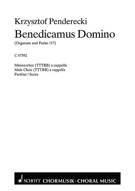 Vorderes Coverbild Benedicamus Domino 