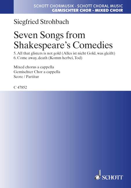 Vorderes Coverbild Seven Songs from Shakespeare's Comedies 