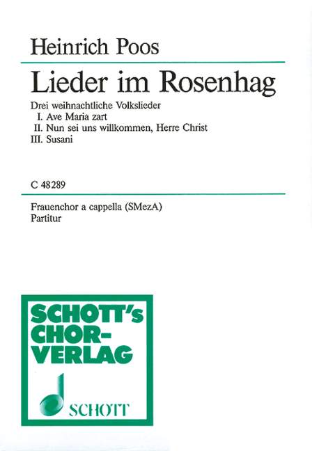 Vorderes Coverbild Lieder im Rosenhag 