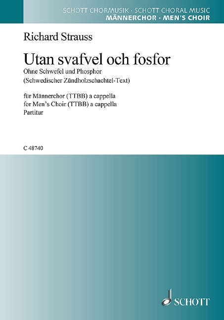 Vorderes Coverbild Utan svafvel och fosfor o. Op. AV. 88 