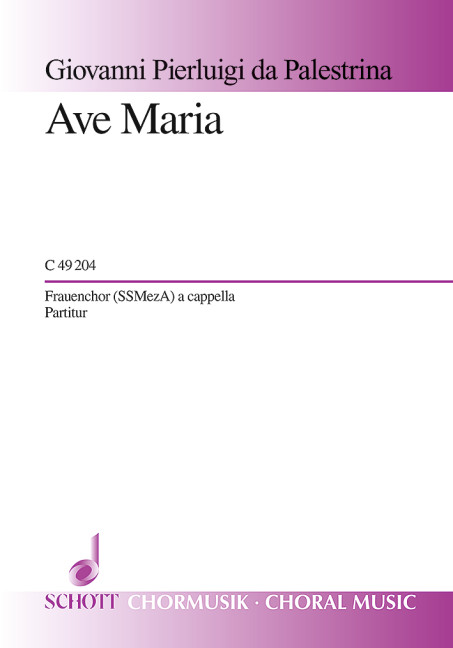Vorderes Coverbild Ave Maria 