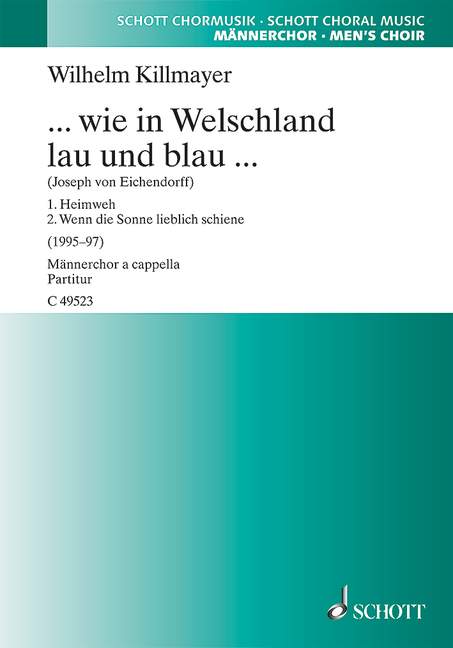 Vorderes Coverbild ... wie in Welschland lau und blau ... 