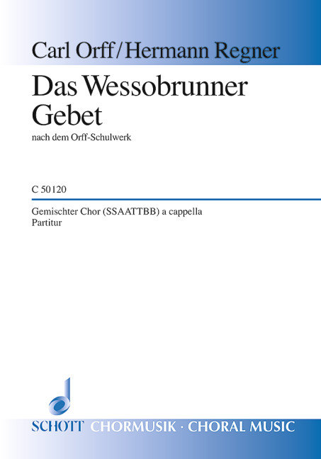 Vorderes Coverbild Das Wessobrunner Gebet 