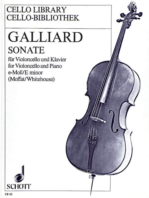 Vorderes Coverbild Sonate e-Moll 