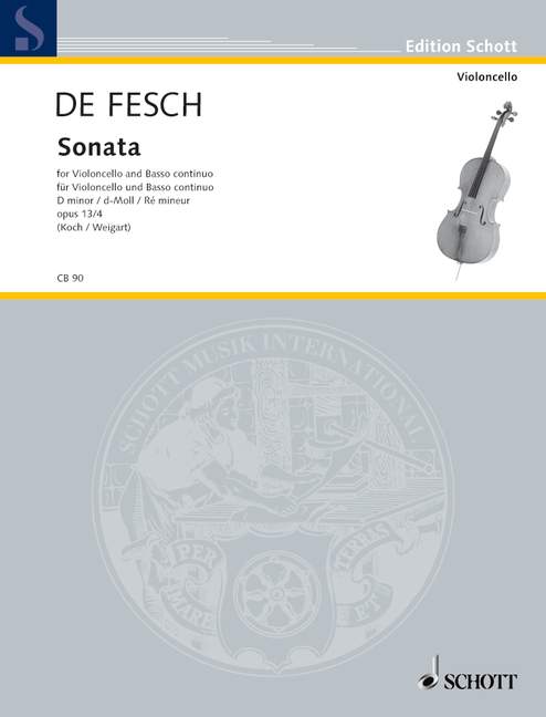 Vorderes Coverbild Sonata op. 13 