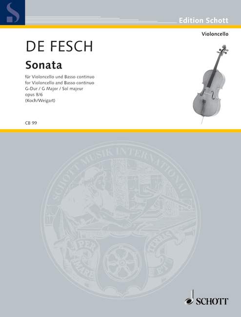 Vorderes Coverbild Sonata op. 8 