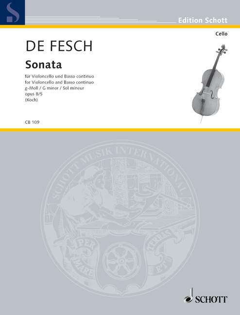 Vorderes Coverbild Sonata g-Moll op. 8/5 