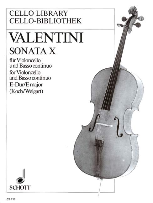 Vorderes Coverbild Sonata X E-Dur 