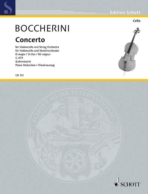 Vorderes Coverbild Concerto Nr. 2 D-Dur G 479 