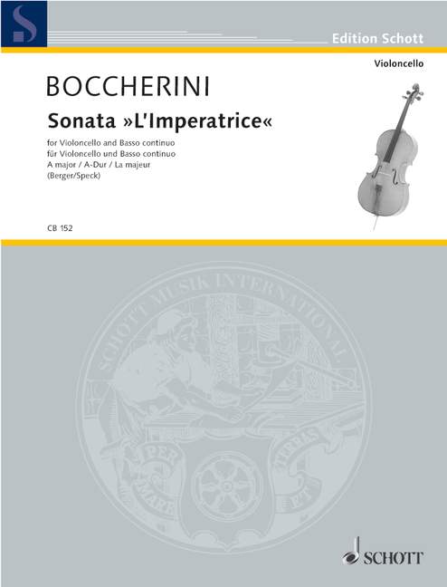 Vorderes Coverbild Sonata "L'Imperatrice" A-Dur 