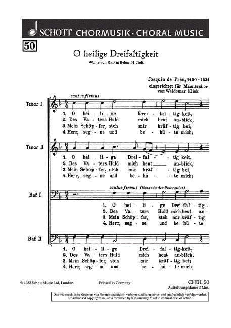 Vorderes Coverbild O heilige Dreifaltigkeit 