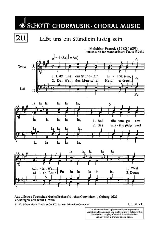 Vorderes Coverbild Lasst uns ein Stündlein lustig sein 