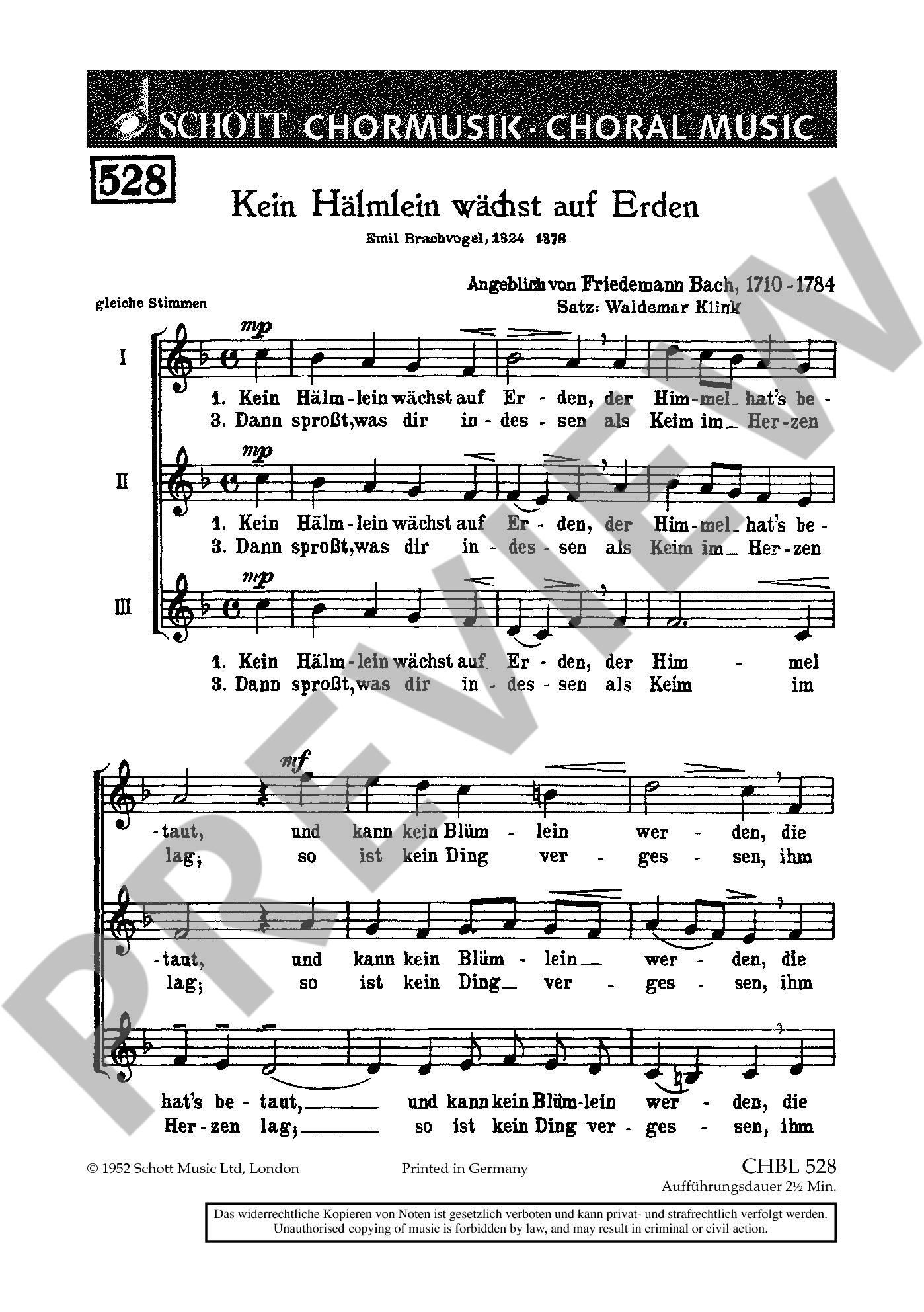 Anderes Coverbild Kein Hälmlein wächst auf Erden 