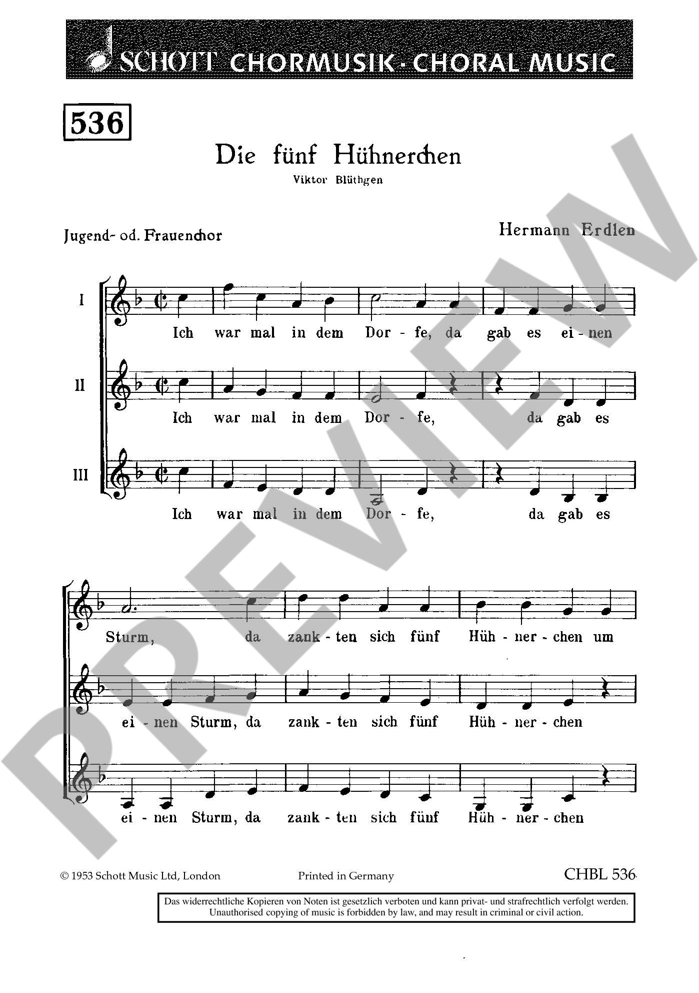 Anderes Coverbild Die fünf Hühnerchen 