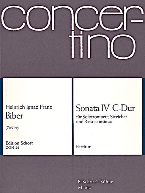 Vorderes Coverbild Sonata IV C-Dur 
