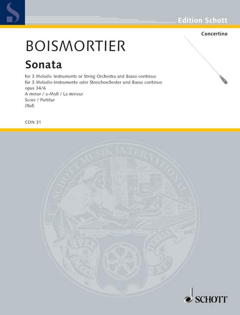 Vorderes Coverbild Sonata a-Moll op. 34/6 