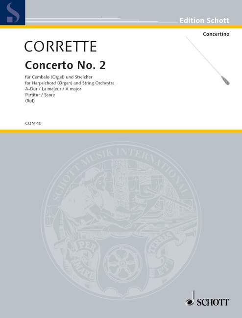 Vorderes Coverbild Concerto No. 2 A-Dur 
