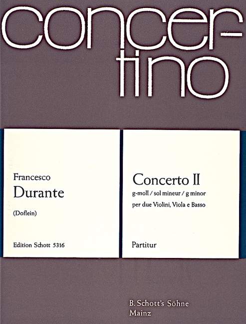 Vorderes Coverbild Concerto II g-Moll 
