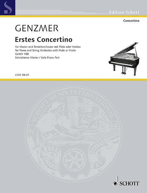 Vorderes Coverbild Erstes Concertino GeWV 158 
