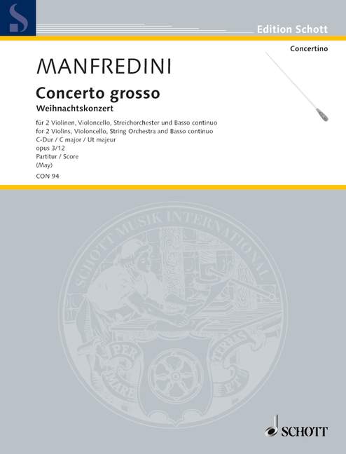 Vorderes Coverbild Concerto grosso C-Dur op. 3/12 