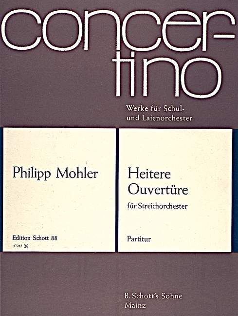 Vorderes Coverbild Heitere Ouvertüre op. 27 