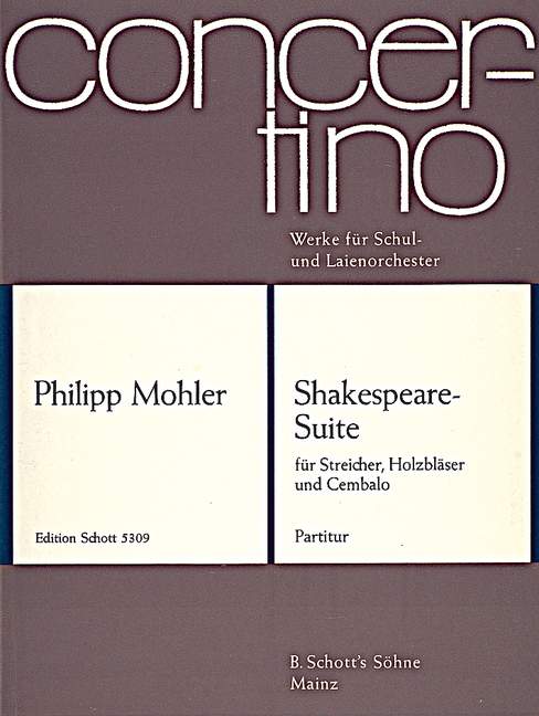 Vorderes Coverbild Shakespeare-Suite 