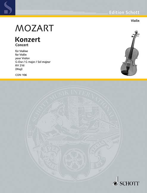 Vorderes Coverbild Konzert G-Dur KV 216 