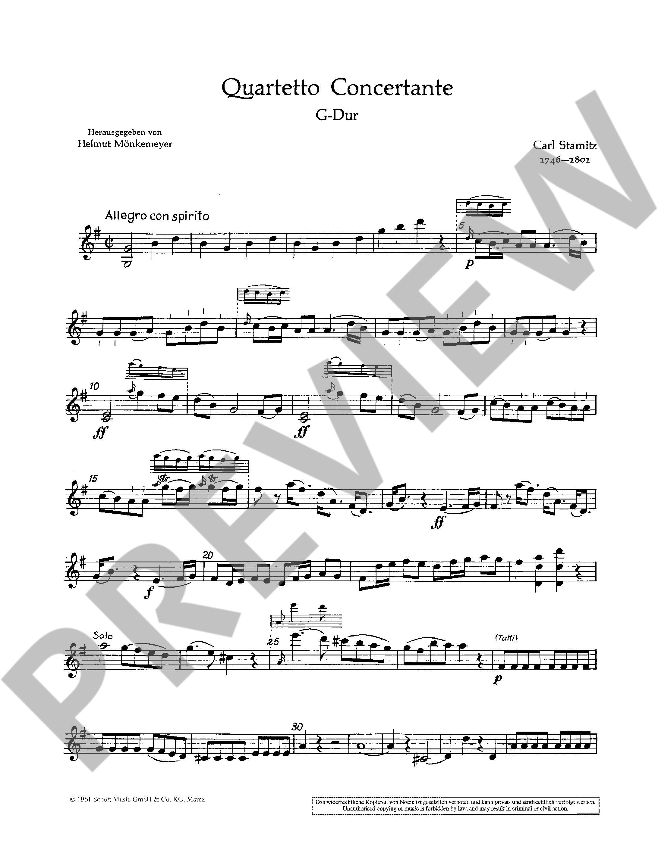 Anderes Coverbild Quartetto concertante G-Dur 