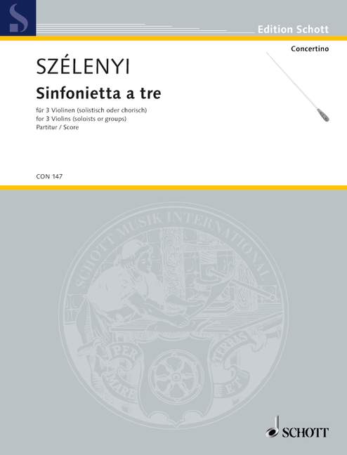 Vorderes Coverbild Sinfonietta a tre 