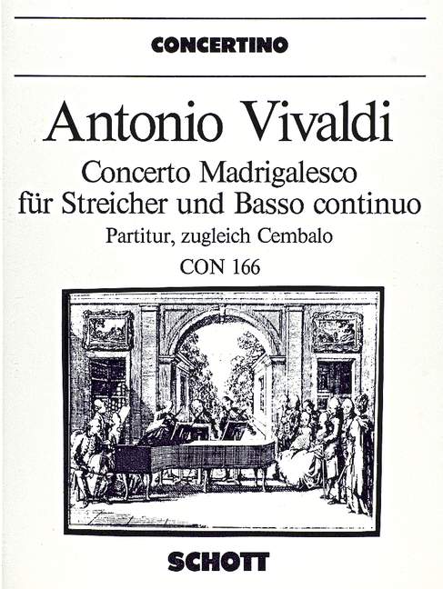 Vorderes Coverbild Concerto Madrigalesco PV 86 / RV 129 