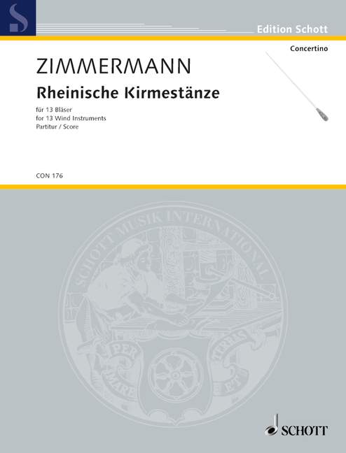 Vorderes Coverbild Rheinische Kirmestänze 