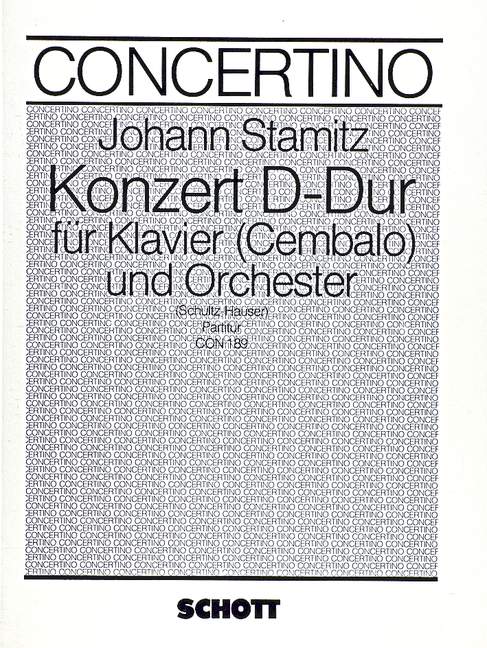 Vorderes Coverbild Konzert D-Dur op. 10/1 