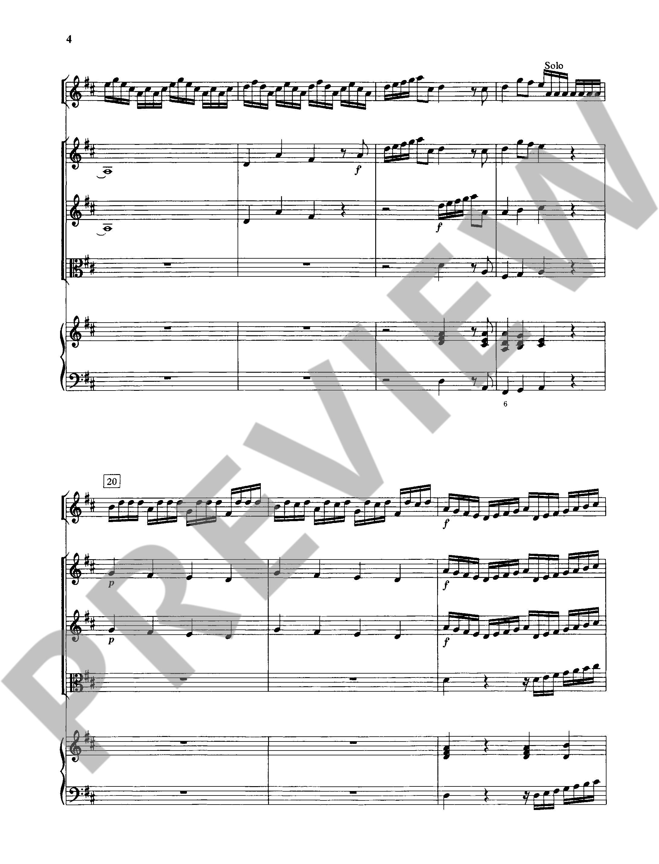 Anderes Coverbild Concerto No. 6 D-Dur 