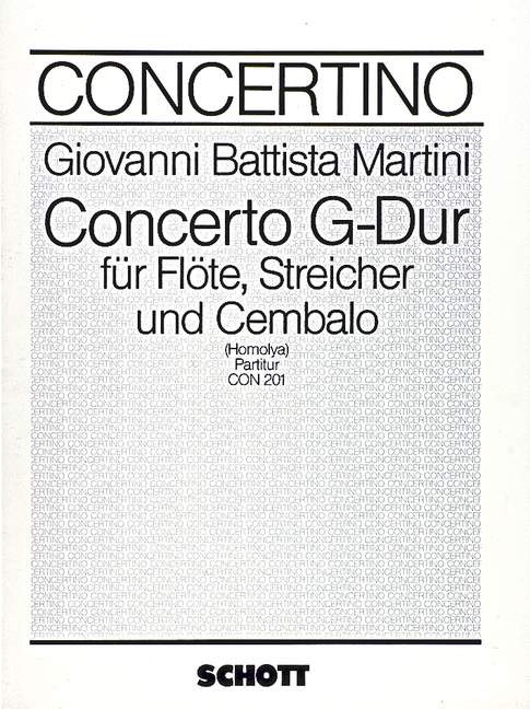 Vorderes Coverbild Concerto G-Dur 