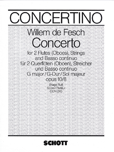 Vorderes Coverbild Concerto G-Dur op. 10/8 