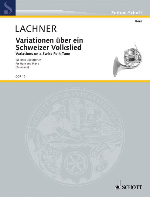 Vorderes Coverbild Variationen über ein Schweizer Volkslied 
