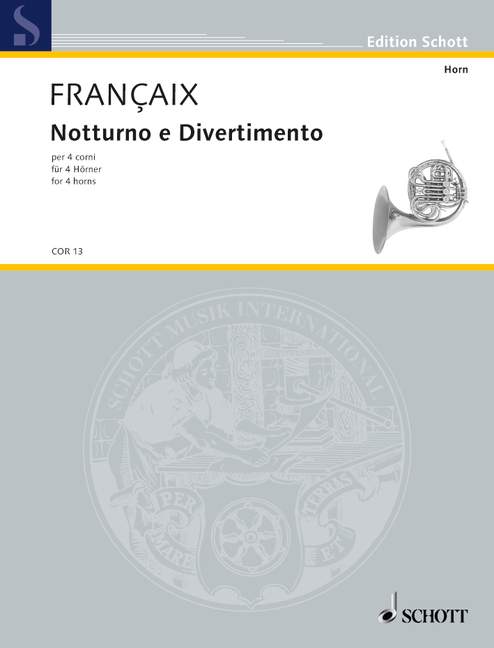 Vorderes Coverbild Notturno e Divertimento 